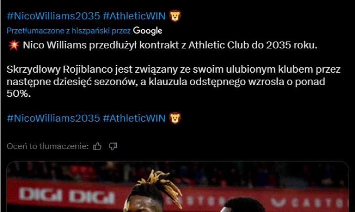 HERE WE GO! Nico Williams PODPISAŁ!
